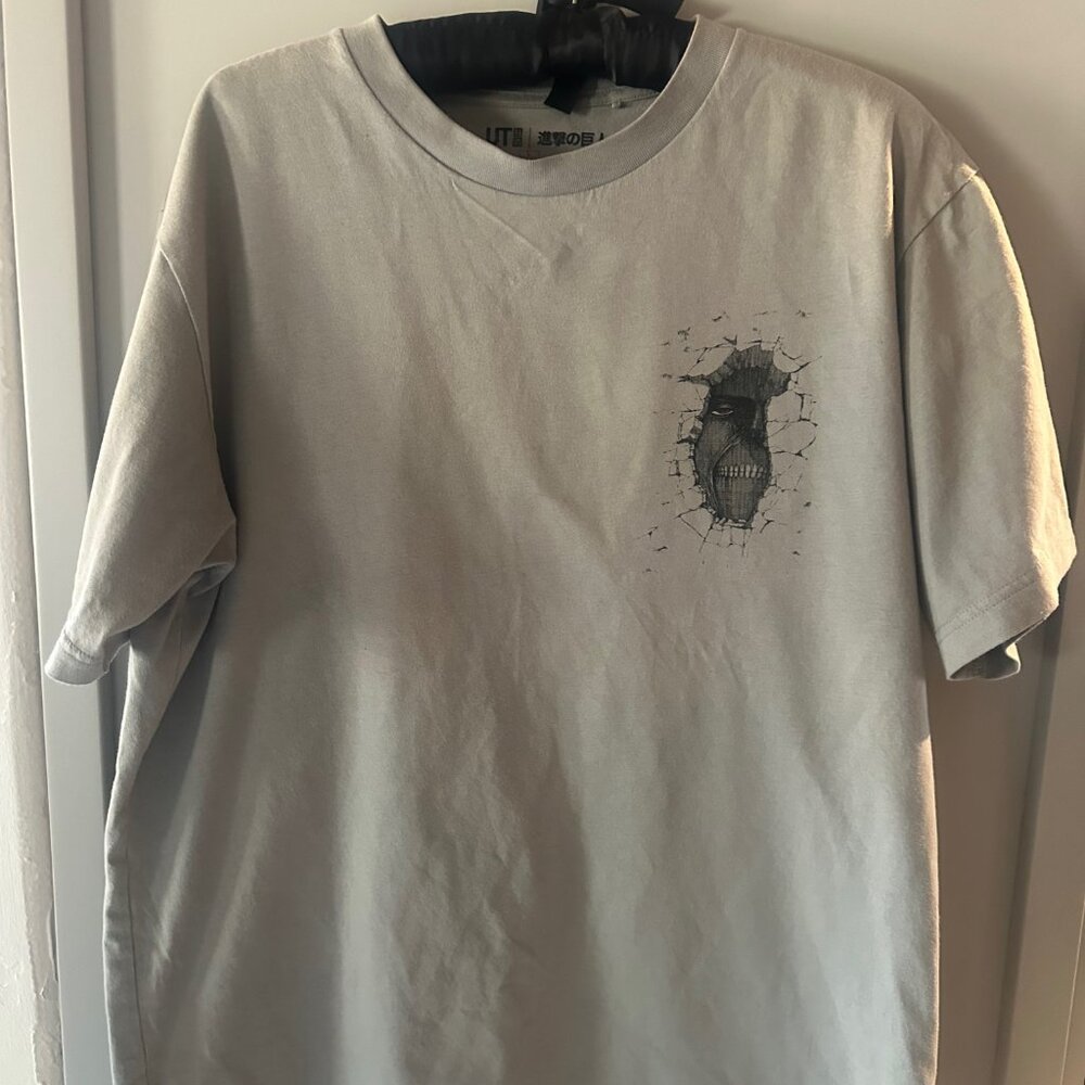 Men's Uniqlo Gray T-Shirt L
